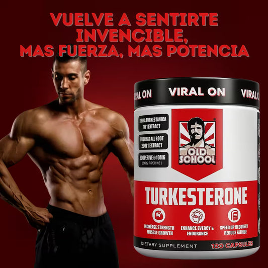 Suplemento Turkesterone fuerza explosiva, energía imparable y recuperación más rápida