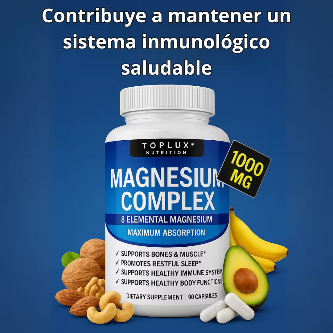 Complejo de Magnesio Favorece huesos y músculos