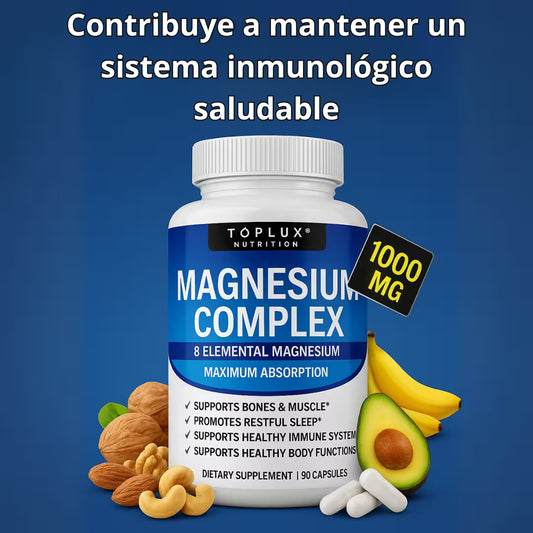 Complejo de Magnesio Favorece huesos y músculos