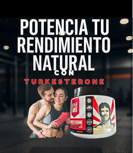 Turkesterone con Tongkat Ali. La fórmula que transforma tu energía y desempeño.